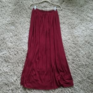 American Eagle Long Red Skirt XS